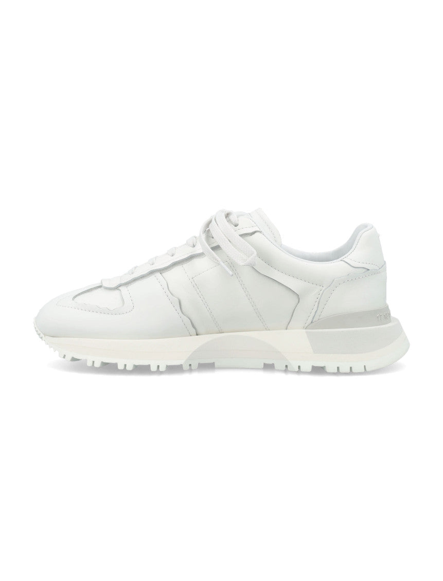 White Lace Up Sneakers 3