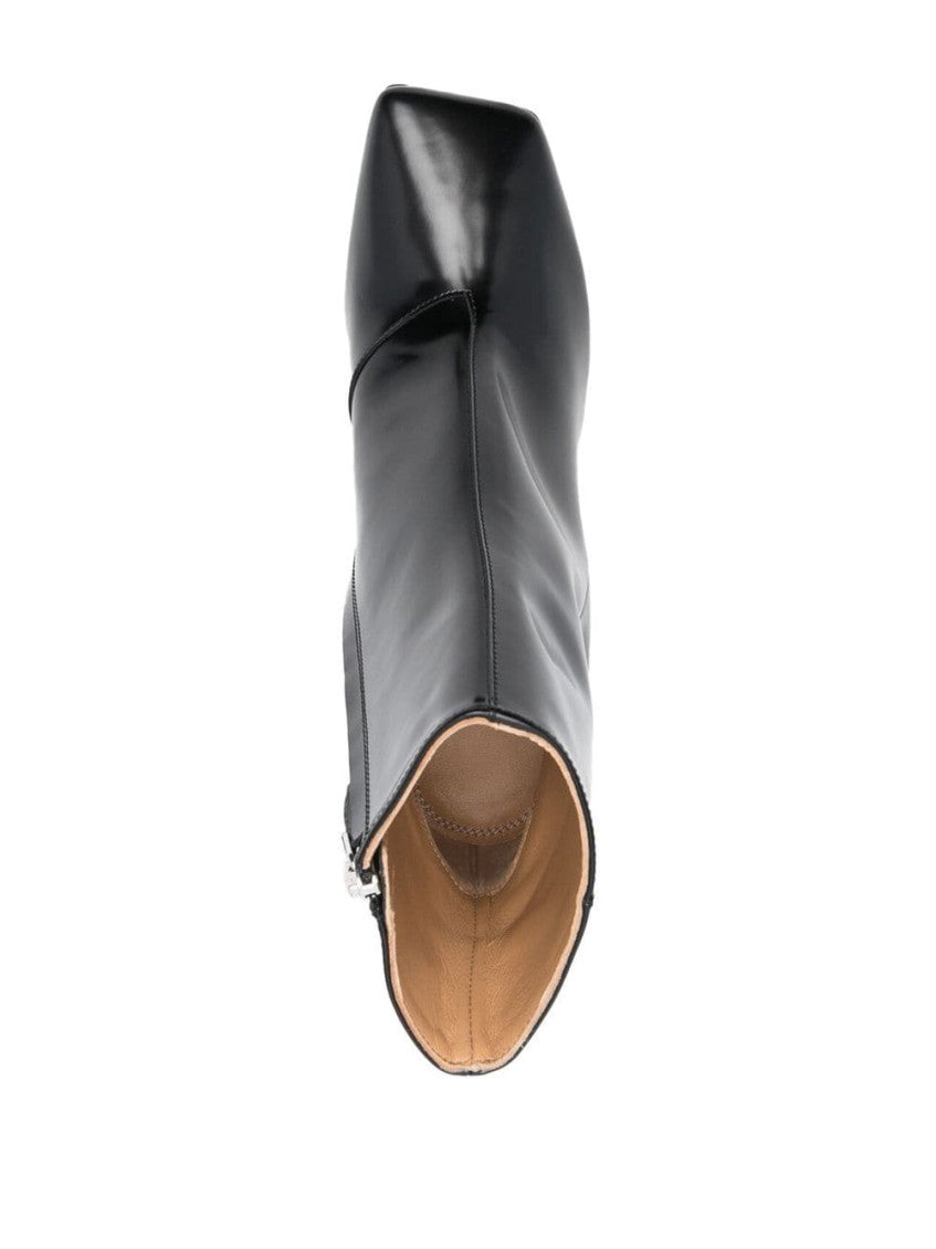 Black Zip Boots 4