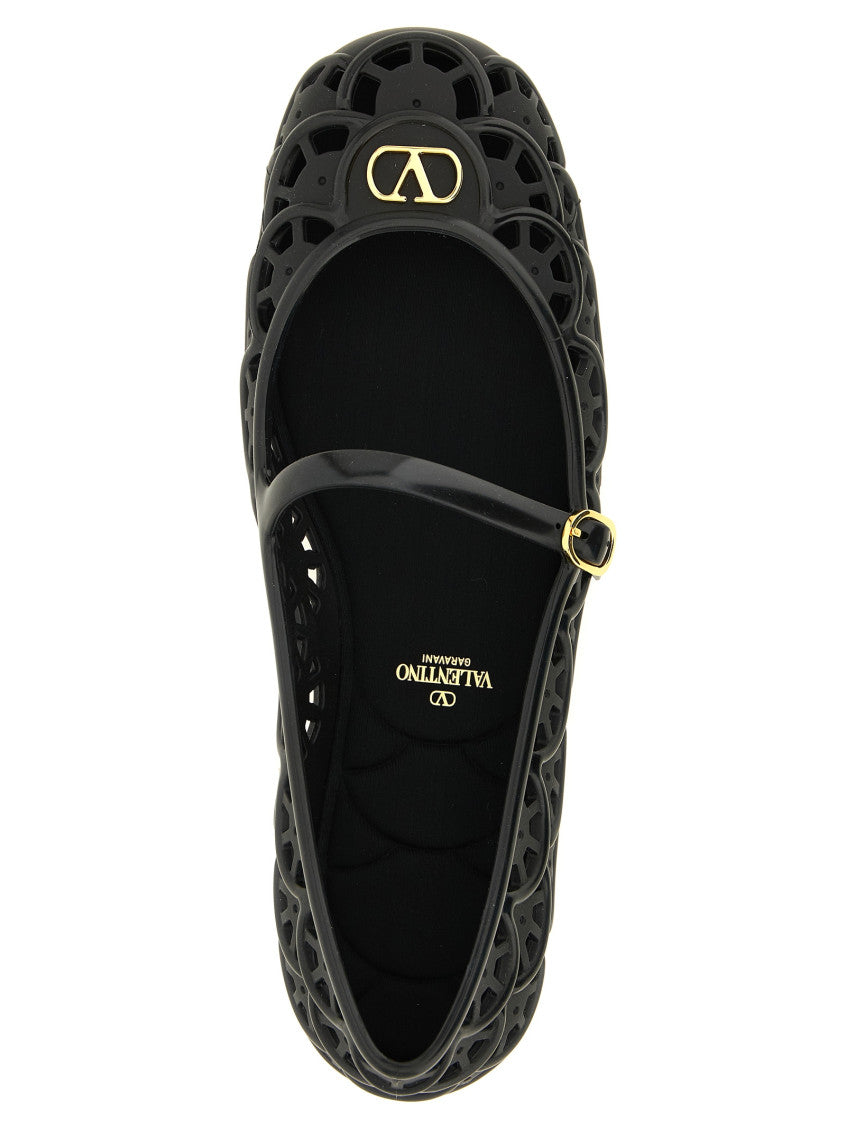 Black Perforated Loafers 4