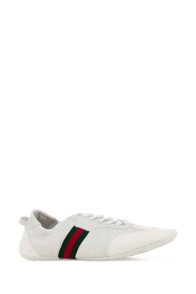 White Logo Sneakers 2