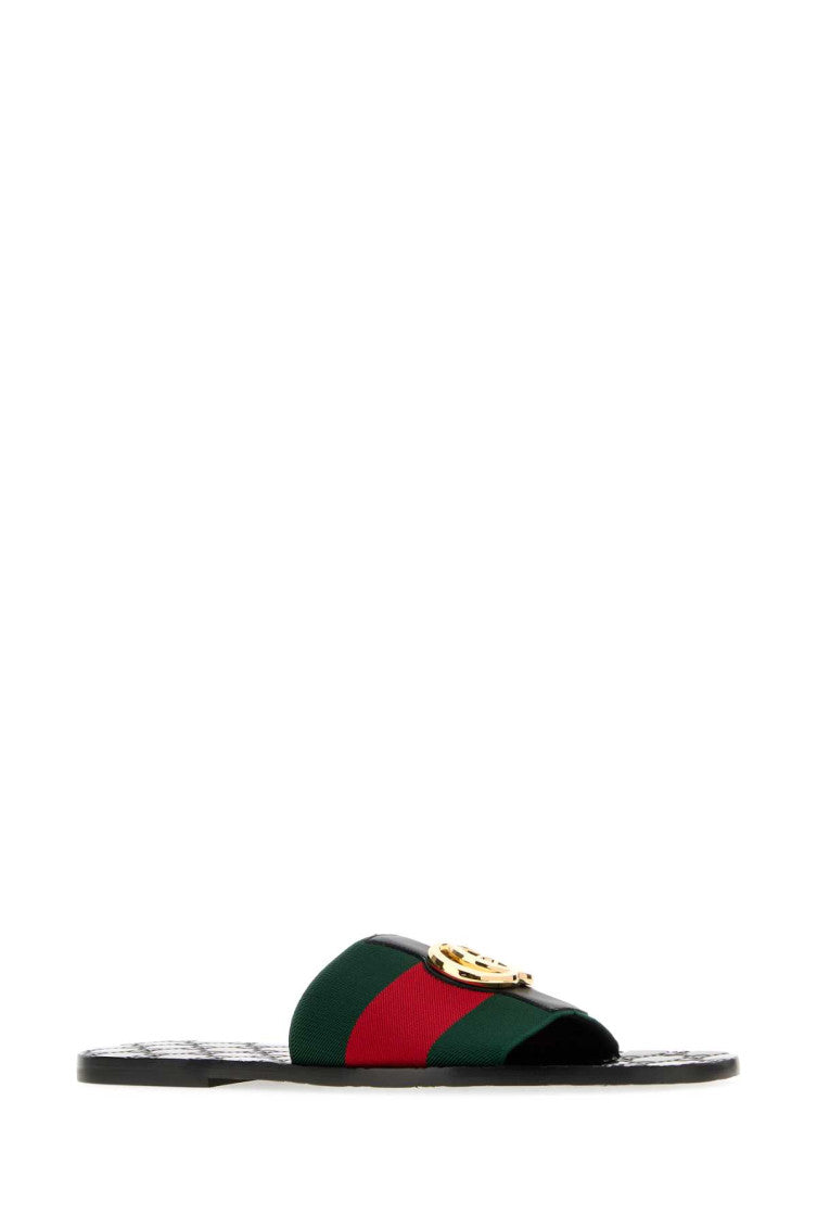 Green Slip On Flats 2