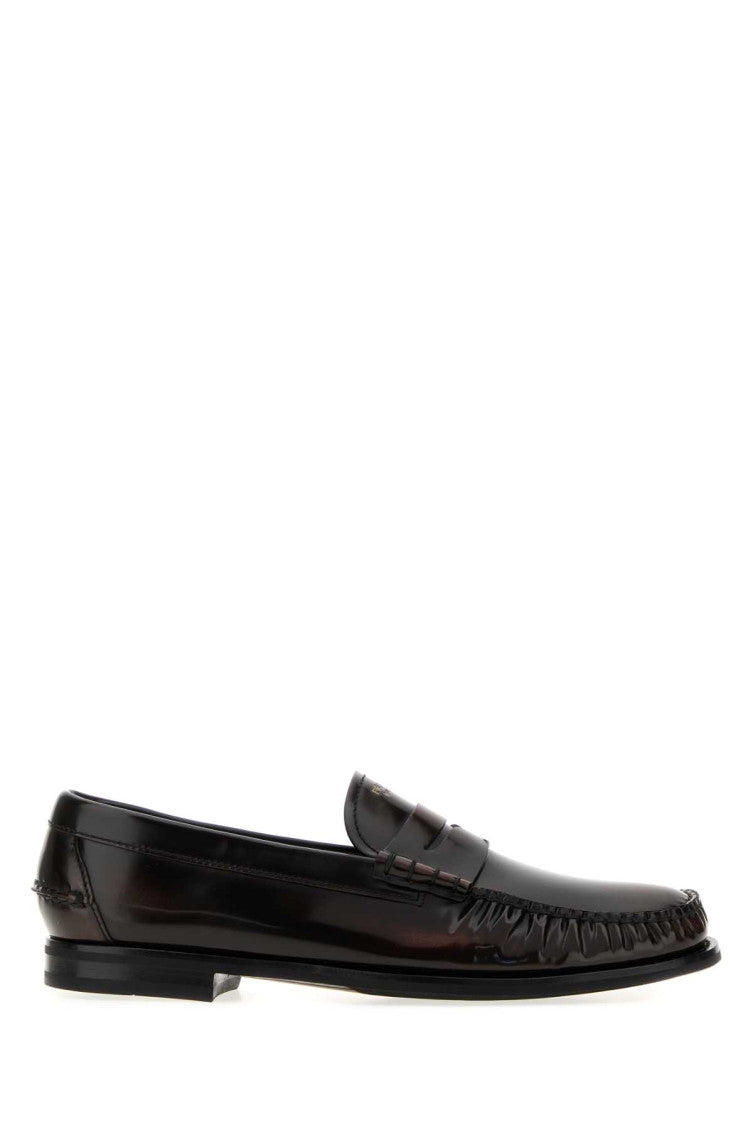 Dark Brown Slip On Loafers 1