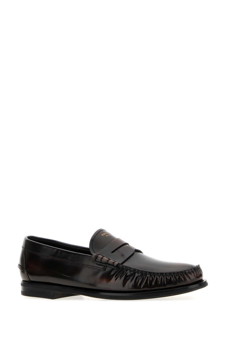 Dark Brown Slip On Loafers 2