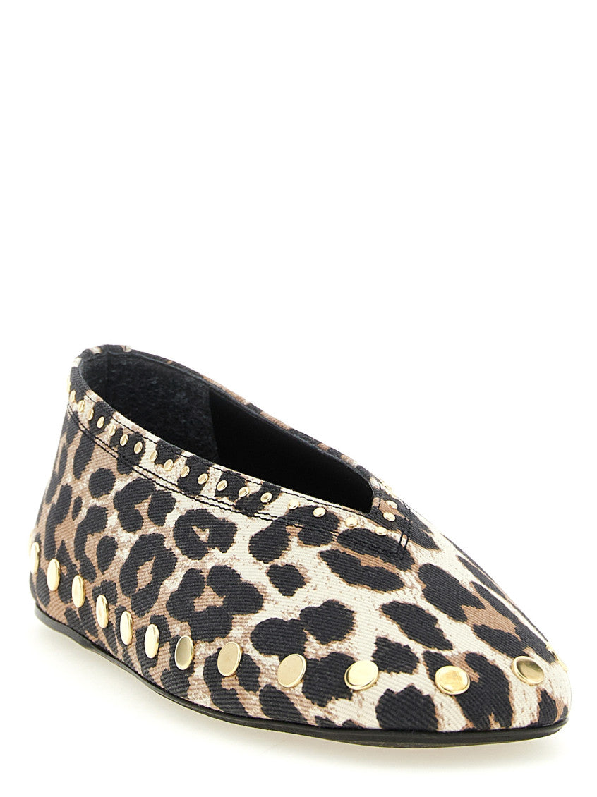 Multicolor Animal Print Ballet Flats 2