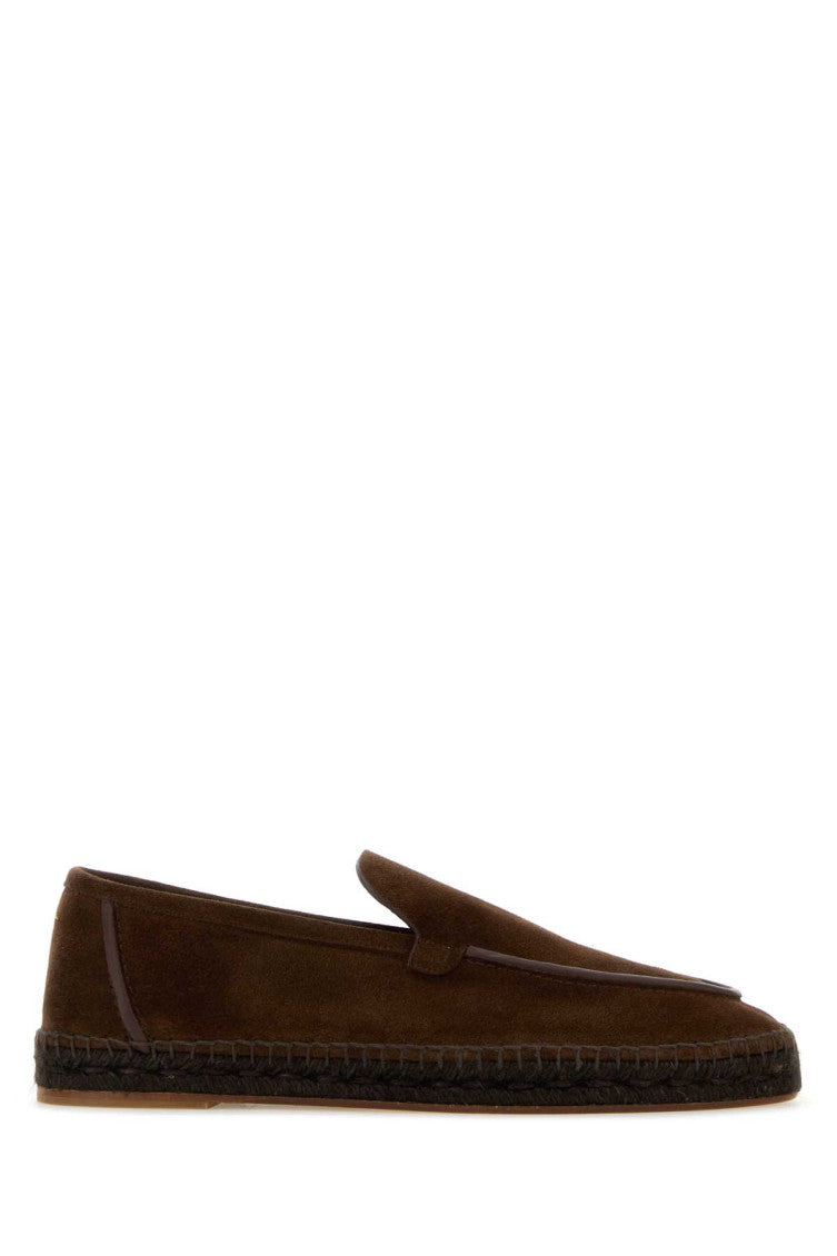 Brown Slip On Espadrilles 1