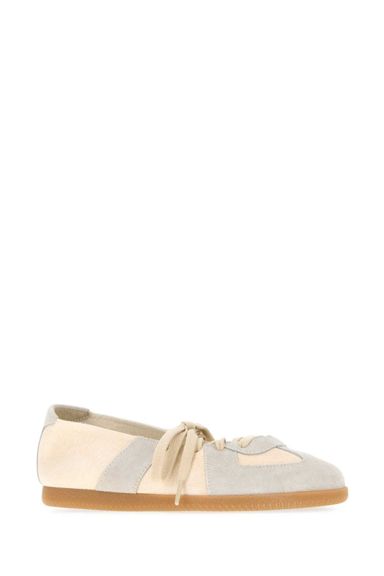 Multicolor Lace Up Ballet Flats 2
