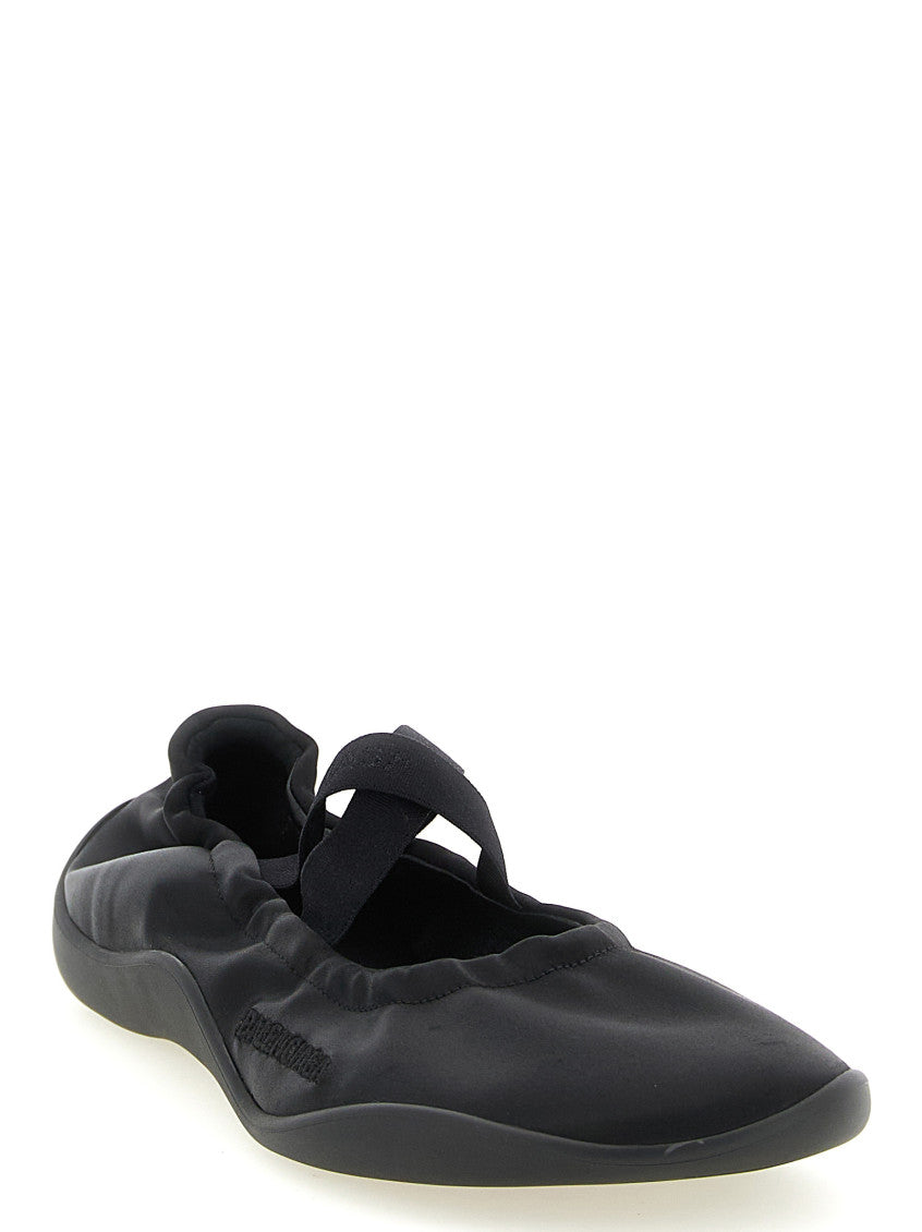 Black Solid Shibuya Ballet Flats 2