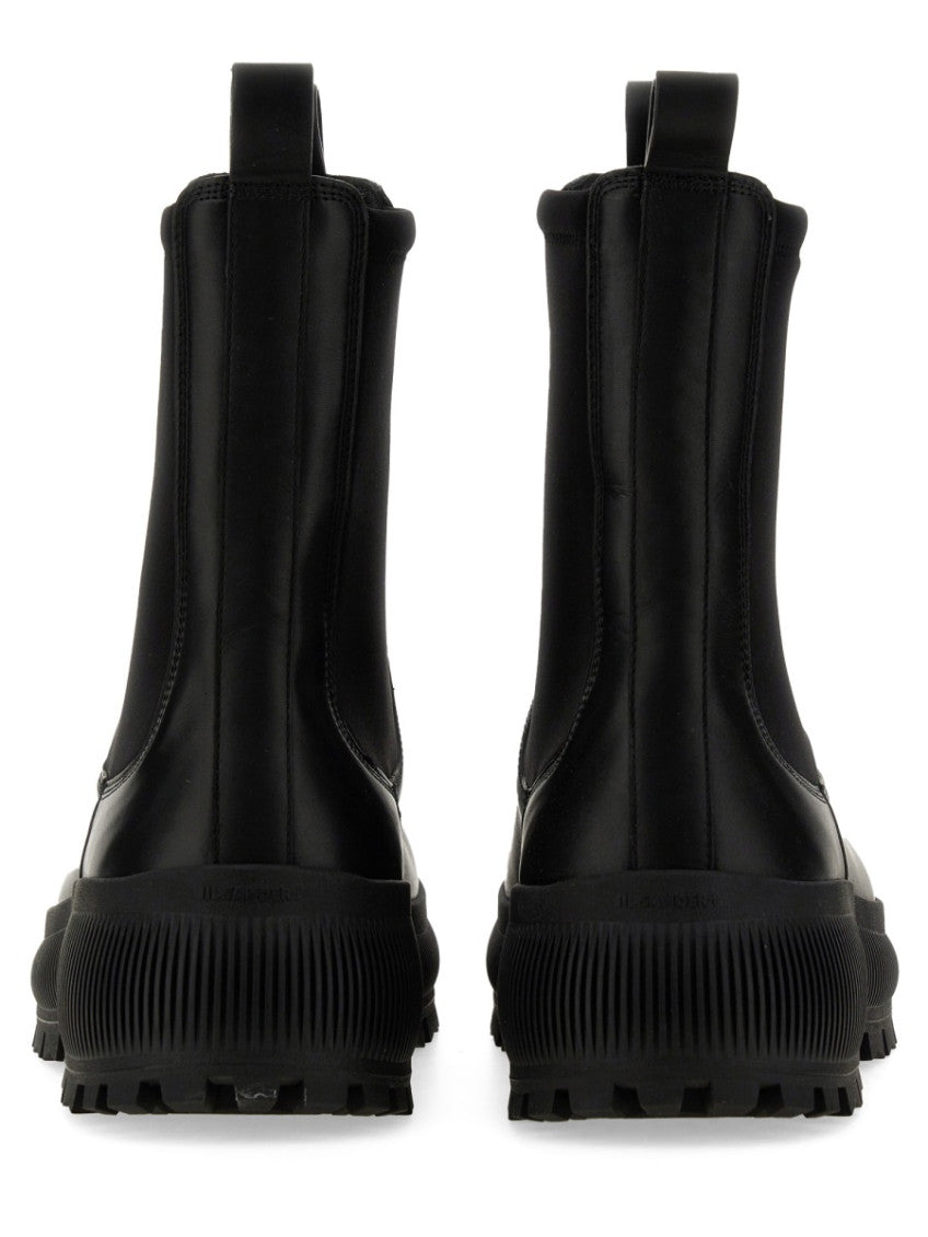 Black Solid Carryover Boots 3