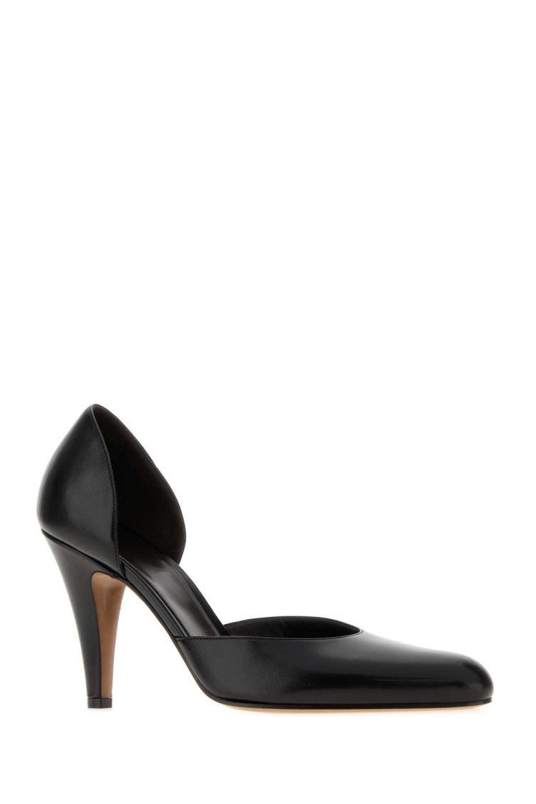 Black Slip On Pumps 2