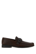 Dark Brown Leather Loafers 1