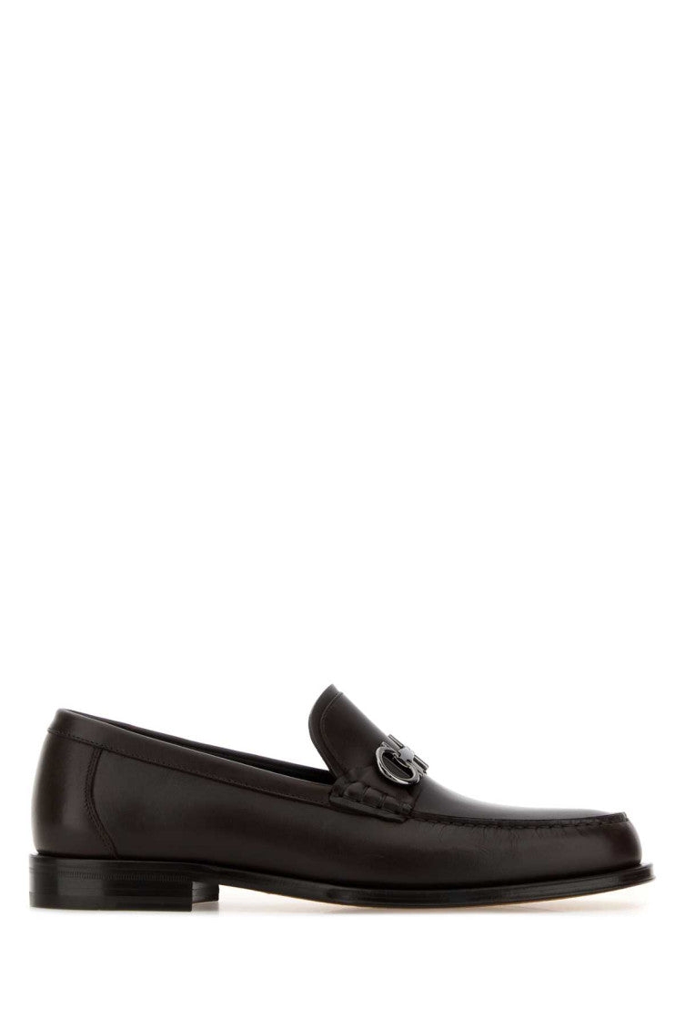 Dark Brown Leather Loafers 1