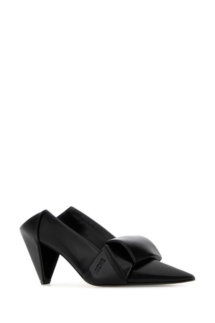 Black Slip On Pumps 2