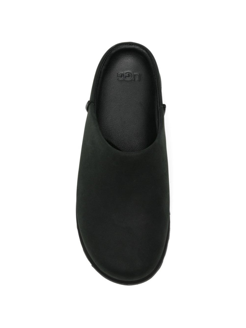 Black Solid Collection Mule 2