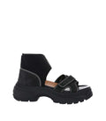 Black Suede Sandals 1