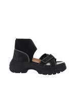 Black Suede Sandals 1