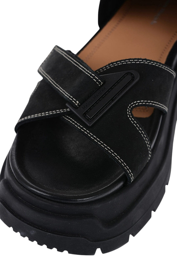 Black Suede Sandals 2