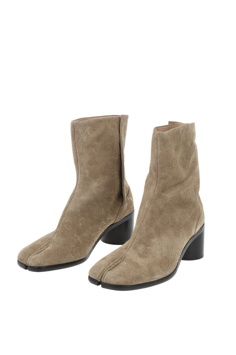 Beige Suede Boots 2