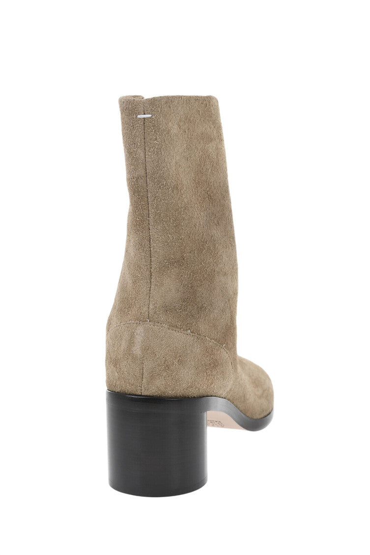 Beige Suede Boots 3