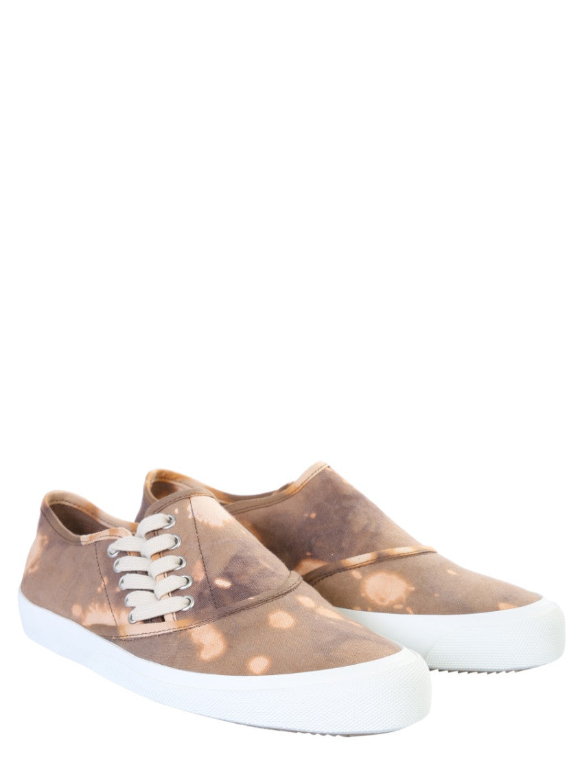 Beige Lace-up Sneakers 3