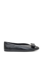 Black Leather Ballet Flats 1