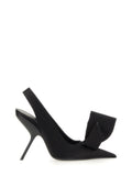Black Slingback Pumps 1