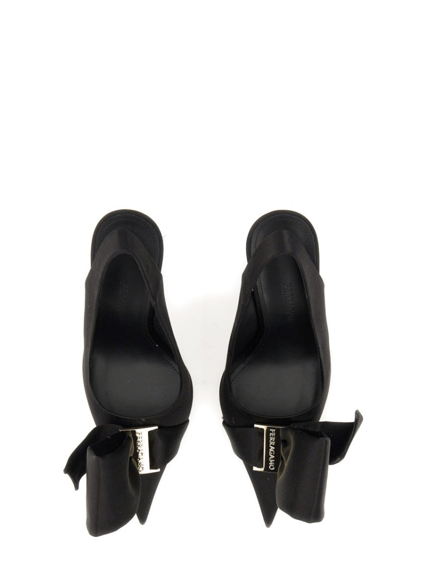 Black Slingback Pumps 2
