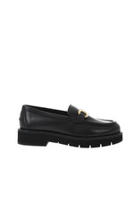 Black Leather Loafers 1