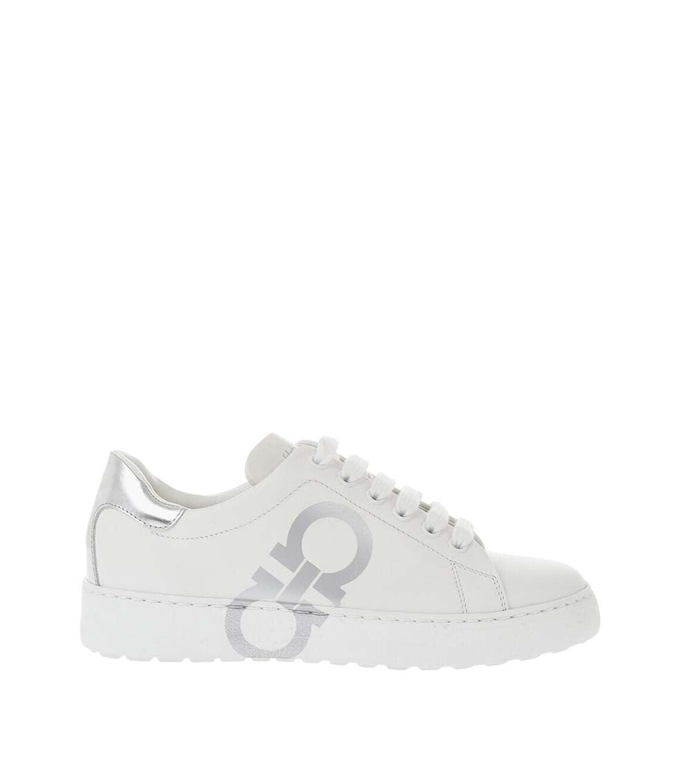 White Leather Sneakers 1