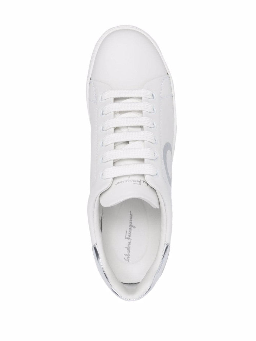 White Leather Sneakers 3