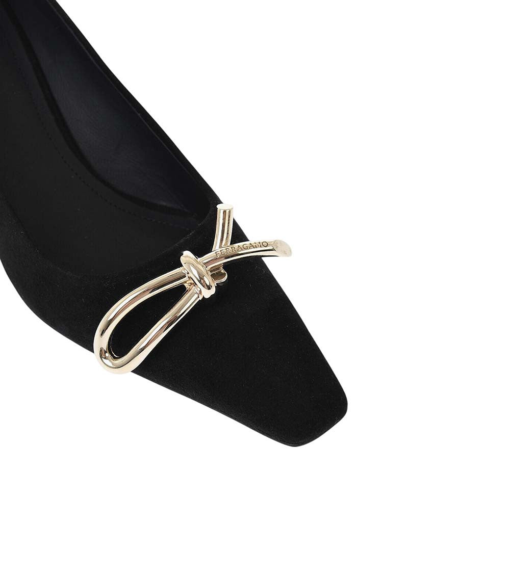 Black Suede Pumps 3