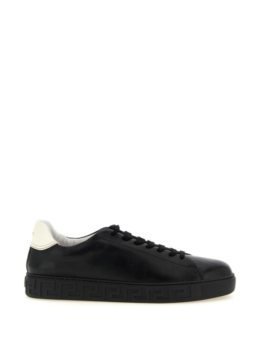 Black Leather Sneakers 1
