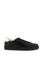 Black Leather Sneakers 1