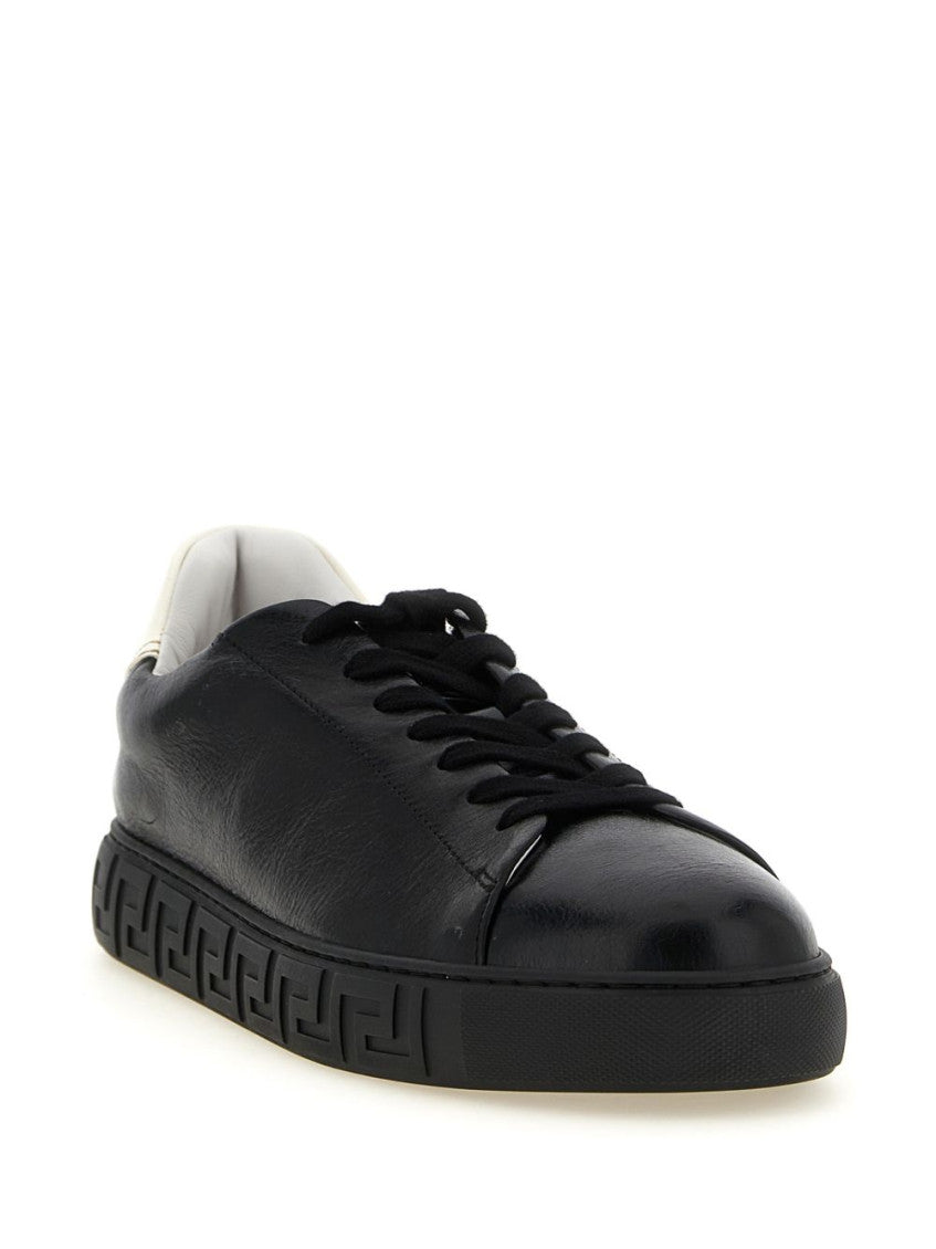 Black Leather Sneakers 2