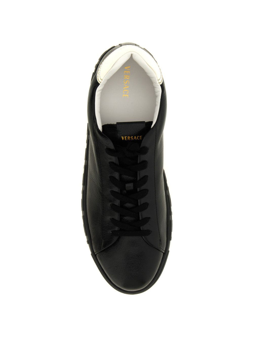 Black Leather Sneakers 4
