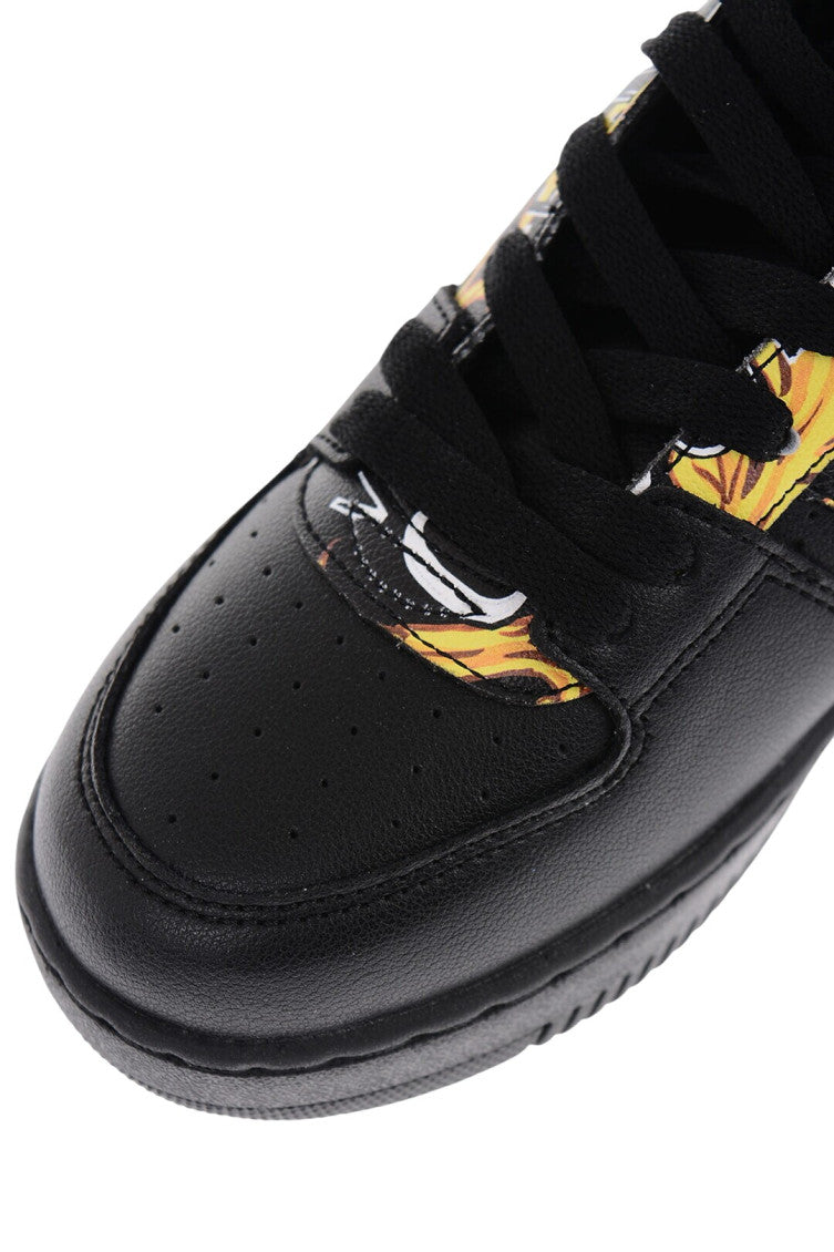 Black Leather Sneakers 4
