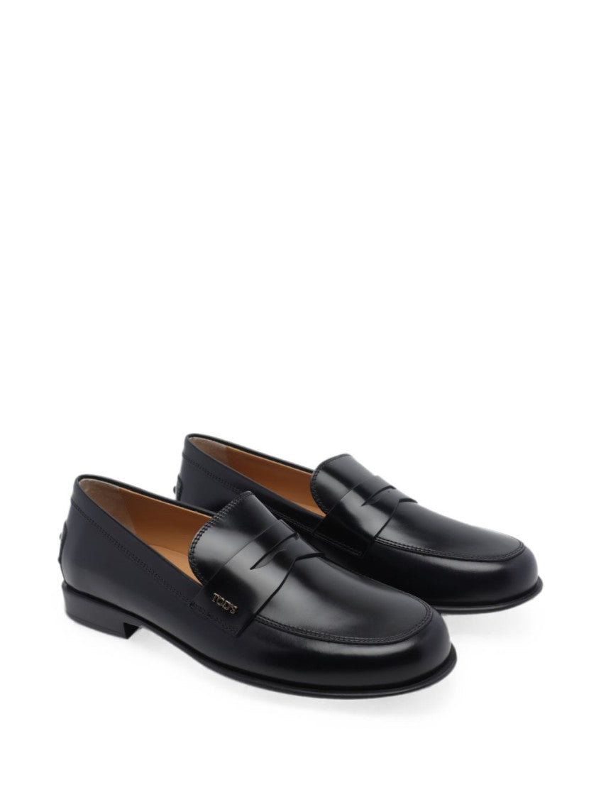 Black Leather loafers 4