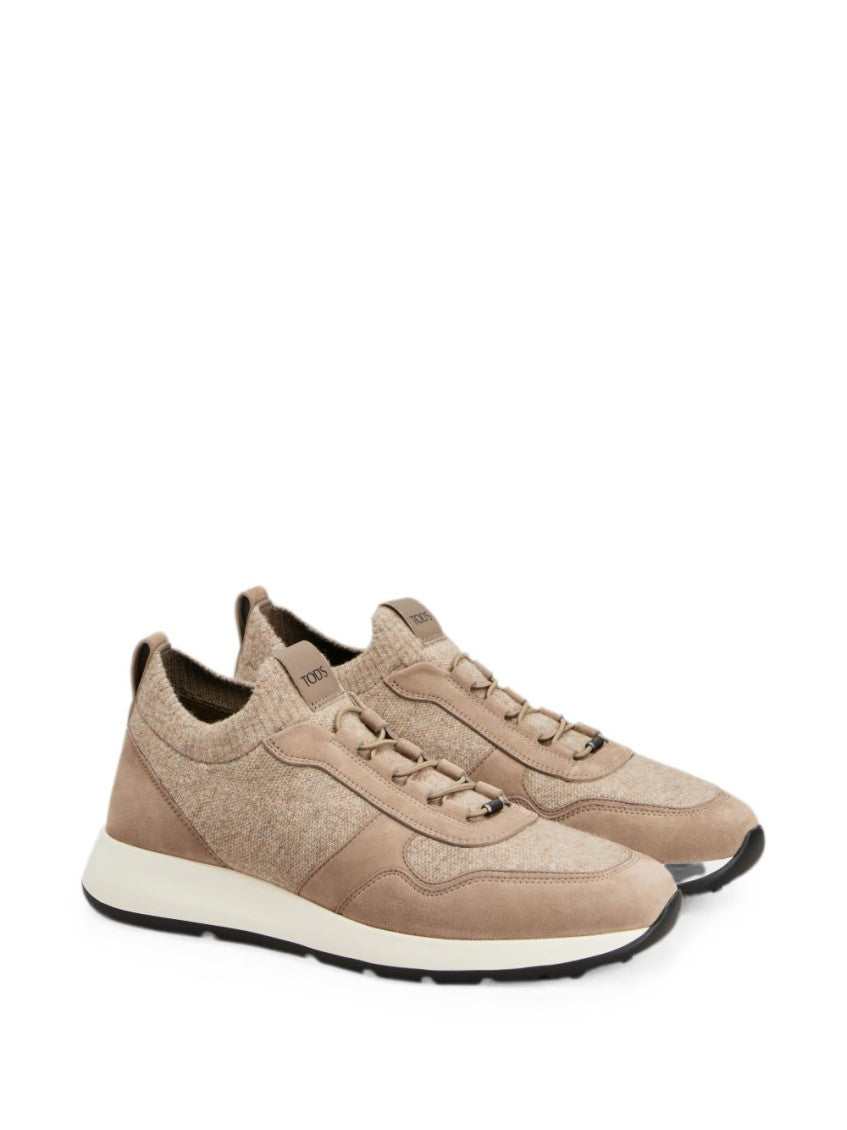 Beige Lace-up Sneakers 2