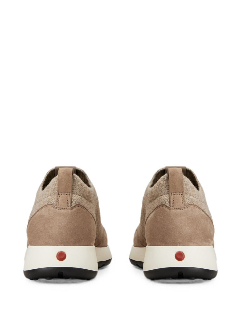 Beige Lace-up Sneakers 3