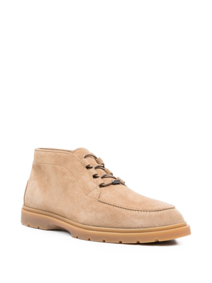 Beige Suede Desert Boots 2
