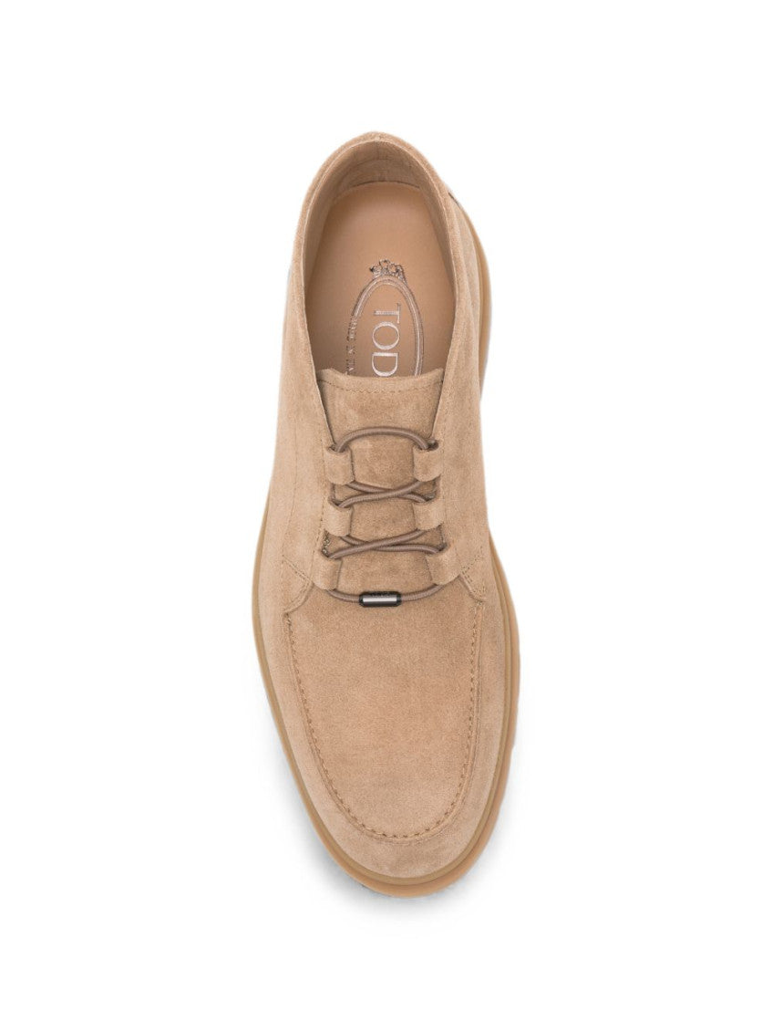 Beige Suede Desert Boots 3