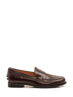 Brown Logo Loafers 1