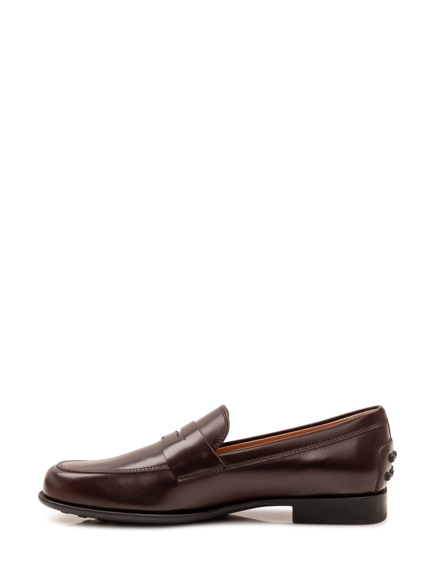 Brown Logo Loafers 4