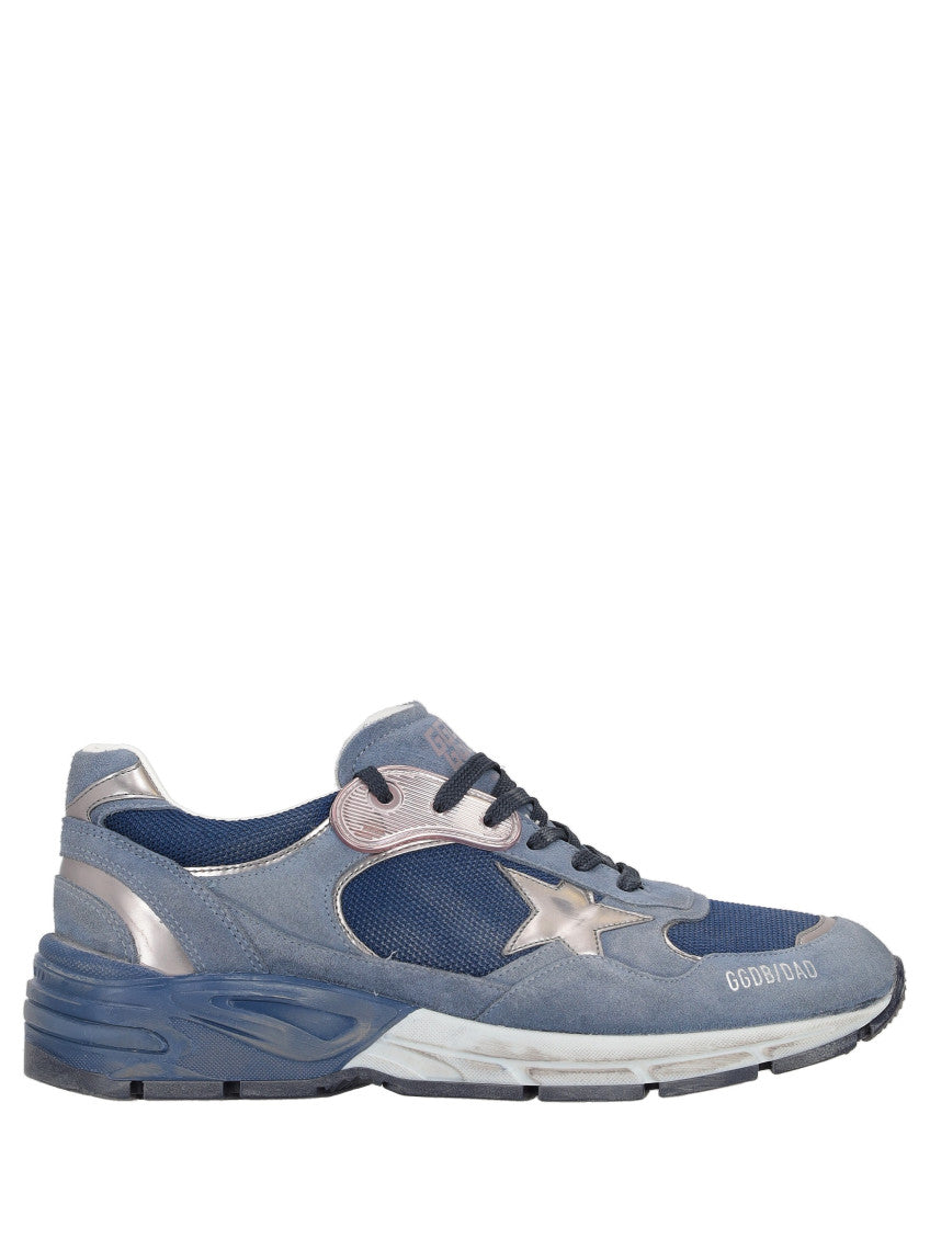 Blue Lace-up Sneakers 1