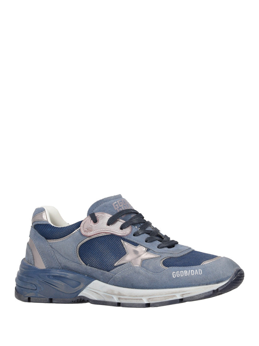 Blue Lace-up Sneakers 2