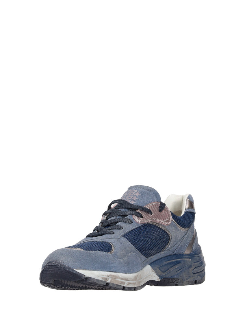 Blue Lace-up Sneakers 3