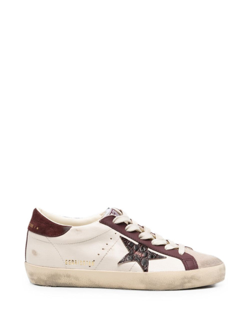 Red Super-Star Leather Sneakers 2