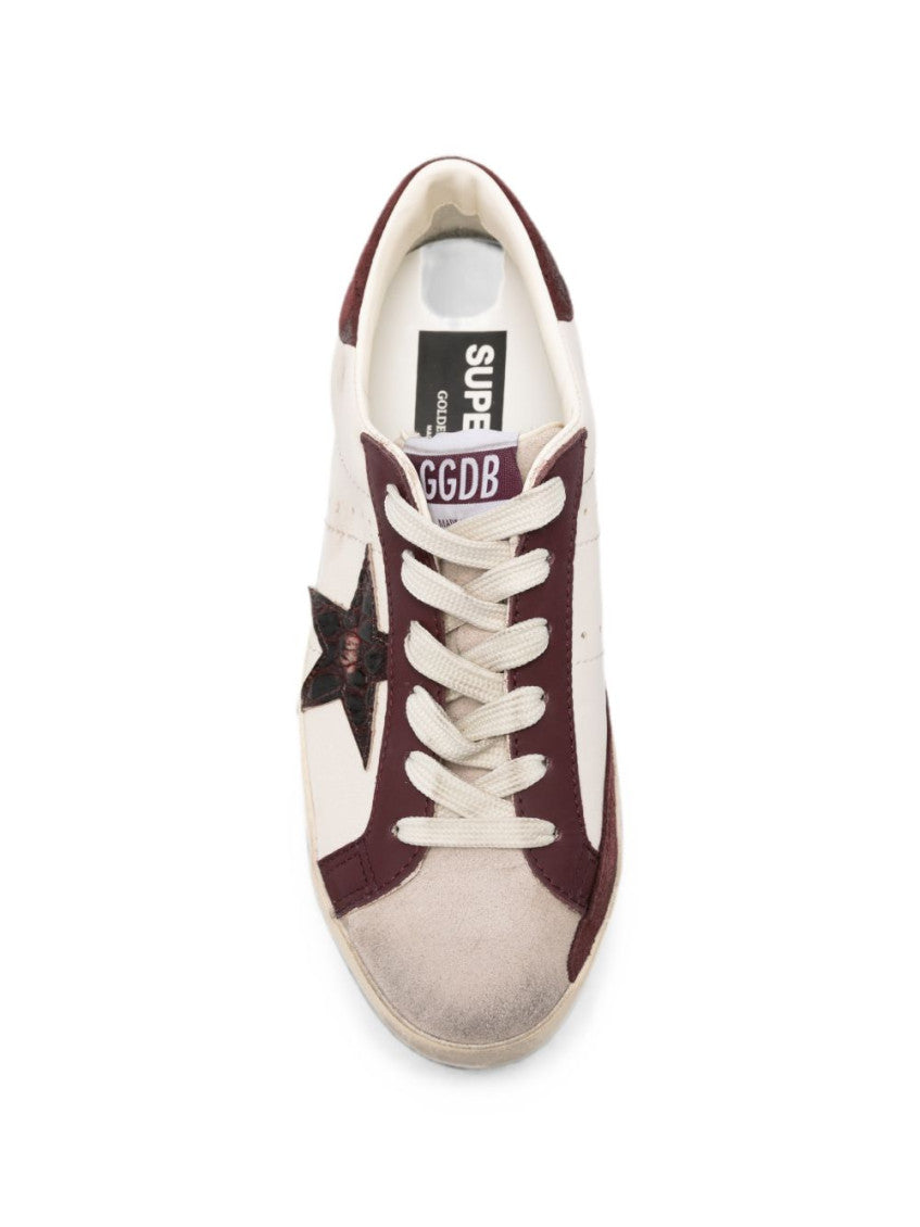 Red Super-Star Leather Sneakers 3
