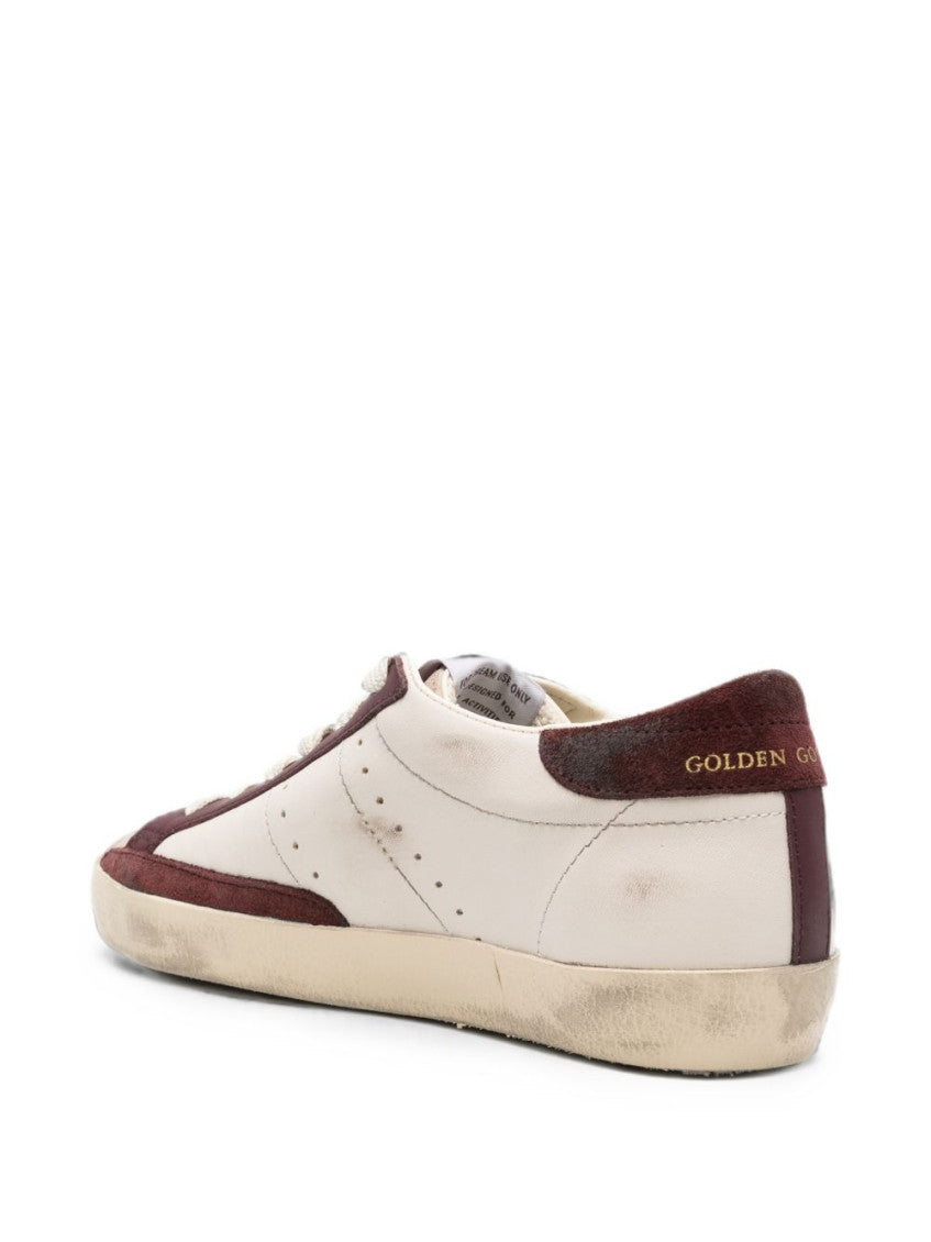 Red Super-Star Leather Sneakers 4