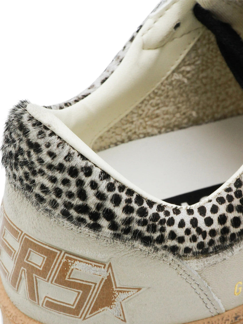 Cream Lace-up Sneakers 4