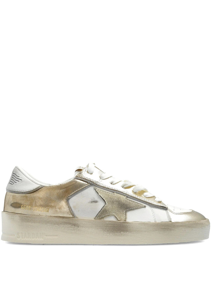 Platinum Leather Sneakers 1